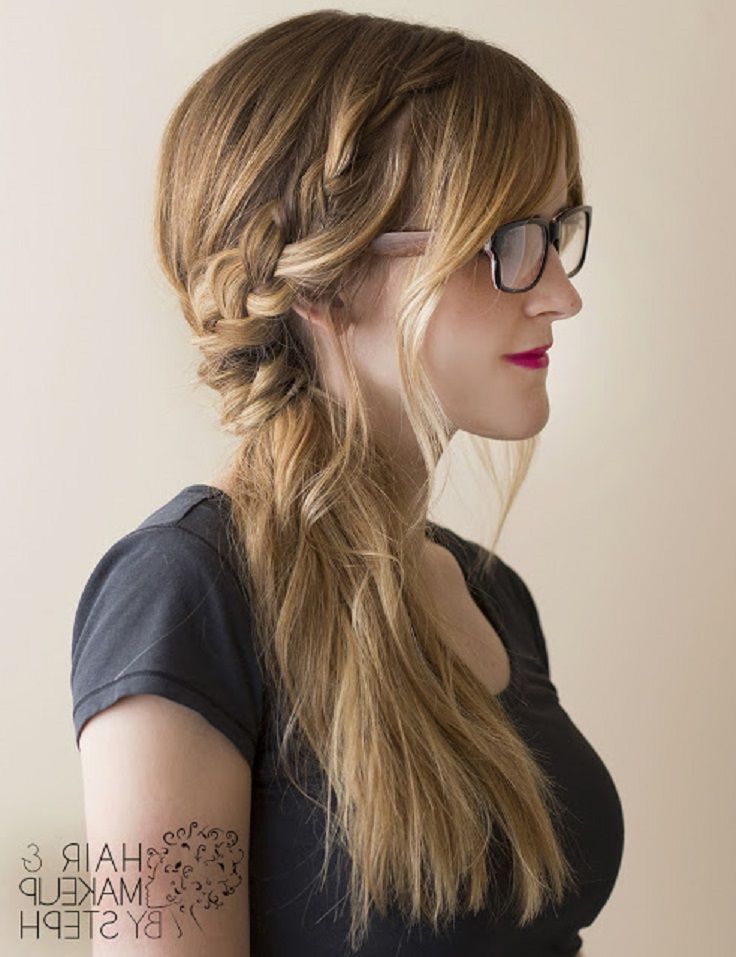 30 Pretty Braided Hairstyles For All Occasions – Pretty Designs For Best And Newest Side Swept Braid Hairstyles (View 14 of 25)