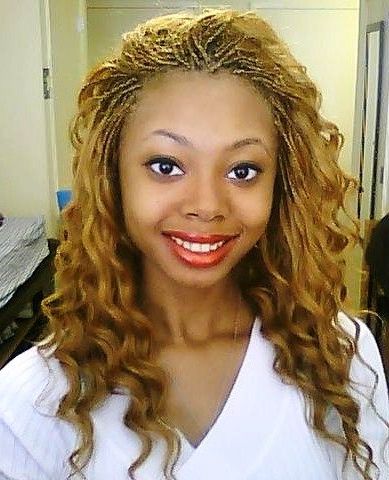 30 Protective Tree Braids Hairstyles For Natural Hair Inside Current Straight Blonde Tree Micro Braid Hairstyles (View 8 of 25)