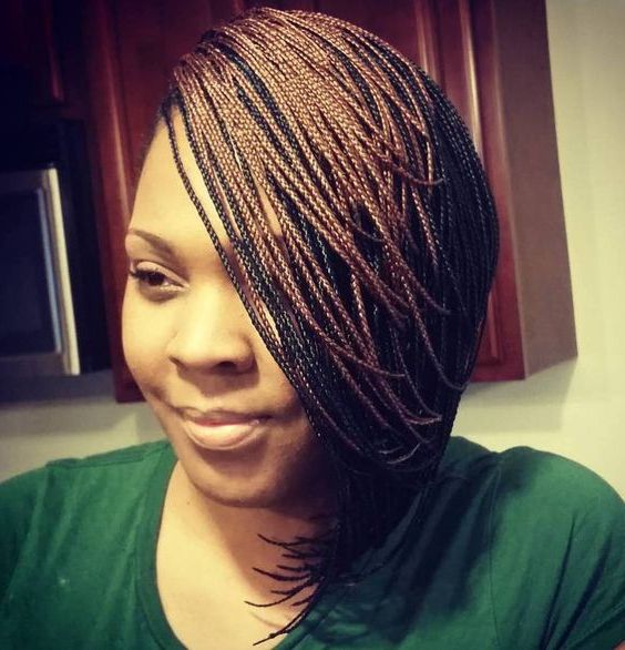 30 Short Box Braids Hairstyles For Chic Protective Looks With Regard To Best And Newest Layered Bob Braid Hairstyles (View 3 of 25)