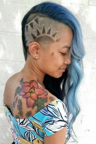 31 Different And Creative Undercut Designs For Bold Modern Inside Latest Undershave Micro Braid Hairstyles (View 18 of 25)
