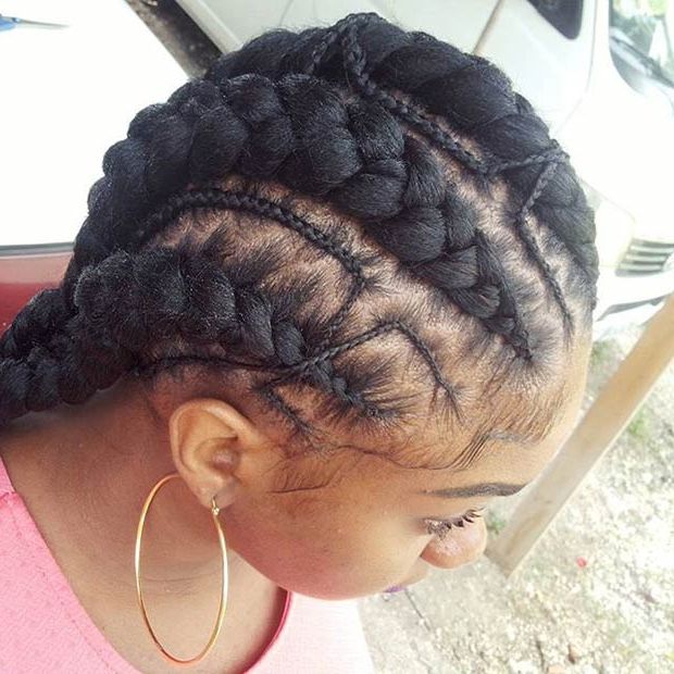 31 Stylish Ways To Rock Cornrows | Page 2 Of 3 | Stayglam Throughout Most Recent Long And Big Cornrows Under Braid Hairstyles (View 15 of 25)