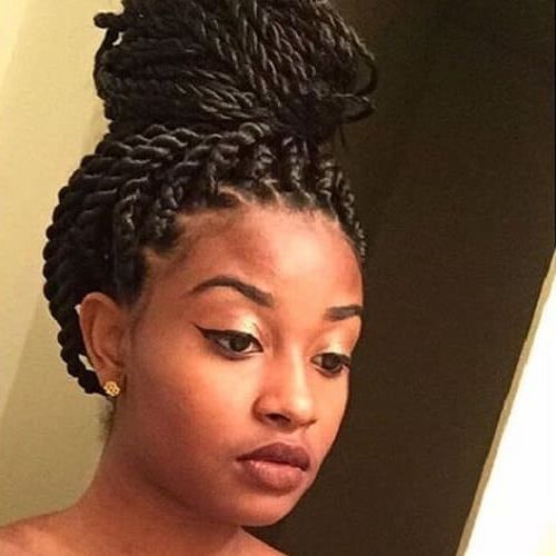 33 Short & Long Crochet Braids Hairstyles 2018 + How To Video Regarding Most Recent Micro Twist Ponytail Hairstyles (Photo 23 of 25)