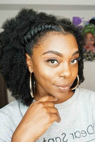 35 Goddess Braids Ideas For Ravishing Natural Hairstyles Throughout Latest Dramatic Rope Twisted Braid Hairstyles (View 17 of 25)