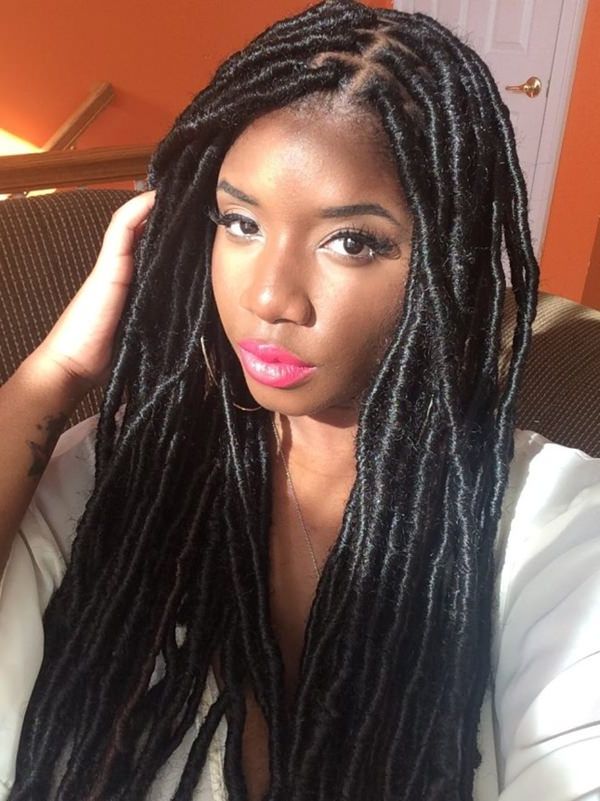 38 Ingenious Faux Locs Hairstyle That Will Make Heads Turn Intended For Recent Blonde Faux Locs Hairstyles With Braided Crown (View 24 of 25)