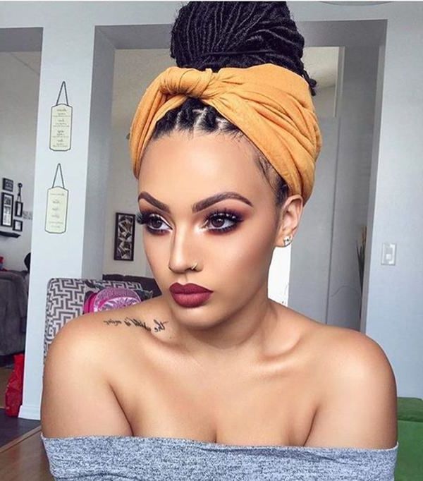 38 Ingenious Faux Locs Hairstyle That Will Make Heads Turn Throughout Most Recently Blonde Faux Locs Hairstyles With Braided Crown (View 17 of 25)