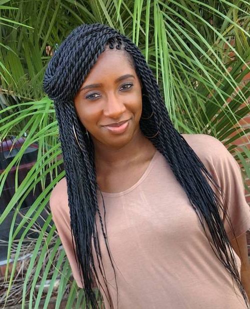 40 Best Senegalese Twist Hairstyle For Black Women Within Best And Newest Pastel Colored Updo Hairstyles With Rope Twist (View 11 of 25)