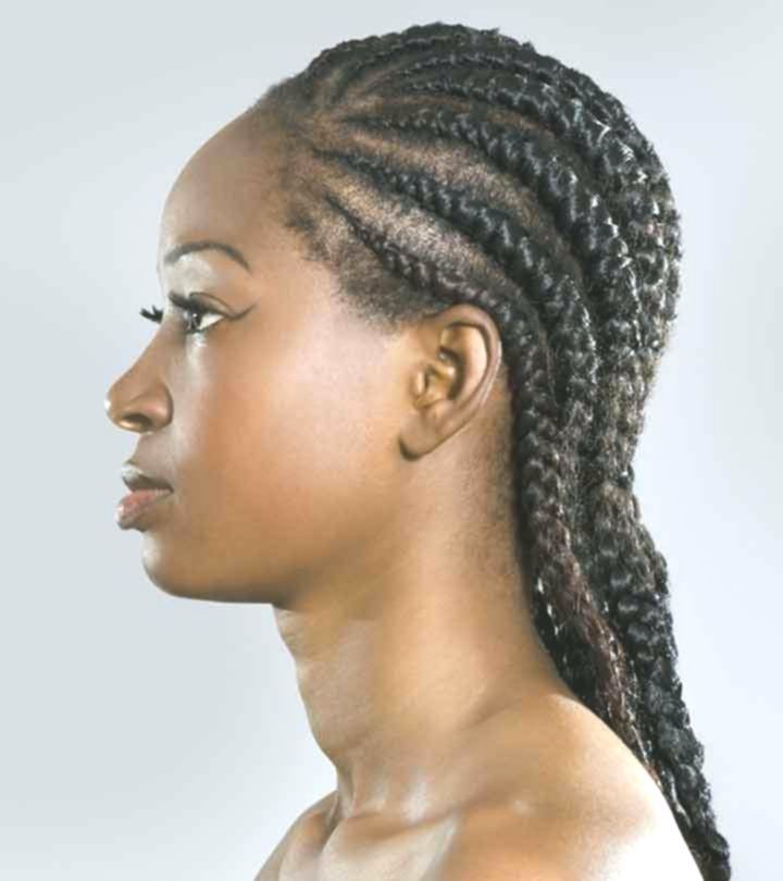 41 Sweet And Chic Cornrow Braids Hairstyles – Hairstyle Fix Within 2018 Braided Crown Hairstyles With Bright Beads (Photo 23 of 25)