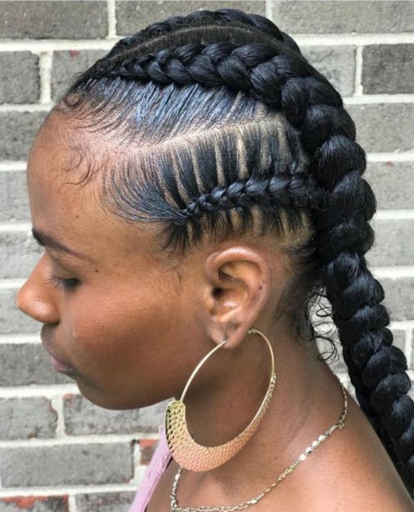 42 Catchy Cornrow Braids Hairstyles Ideas To Try In 2019 Throughout Newest Extravagant Under Braid Hairstyles (View 13 of 25)