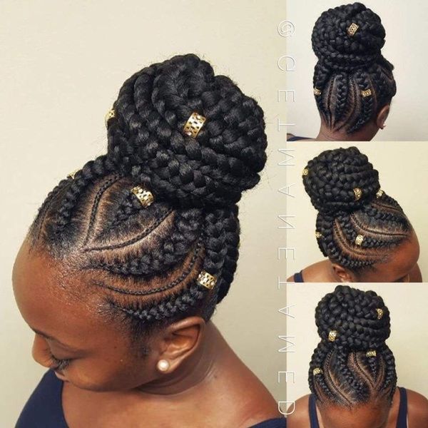 43 New Feed In Braids And How To Do It – Style Easily Regarding Most Recently Thin And Thick Cornrows Under Braid Hairstyles (Photo 21 of 25)