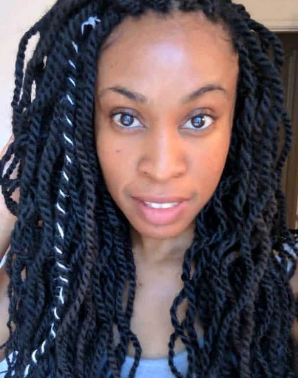 45 Amazing Kinky Twist Hairstyles For Black Women (2019 Top Pertaining To Current Wavy Bob Hairstyles With Twists (View 24 of 25)