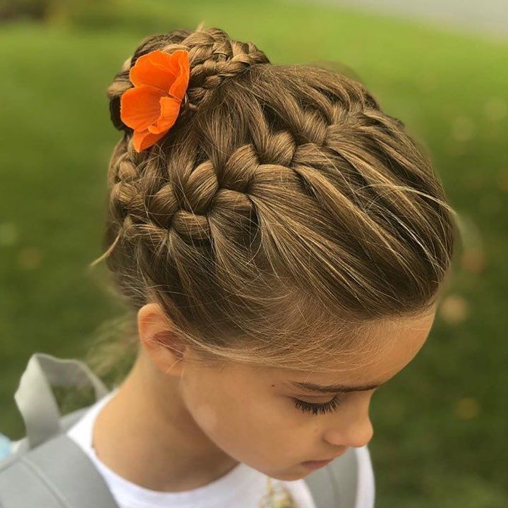 45+ Perfect Hairstyles For Girls To Keep Up With The Latest Intended For Best And Newest Funky Sock Bun Micro Braid Hairstyles (View 25 of 25)