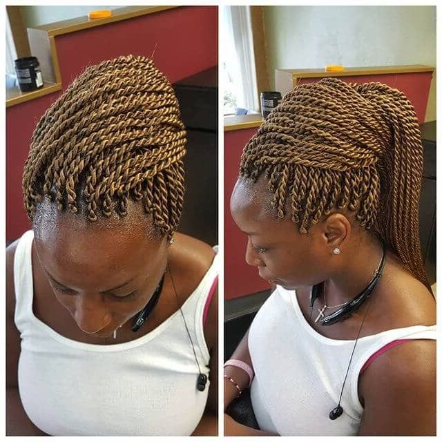 50 Beautiful Ways To Wear Twist Braids For All Hair Textures Pertaining To Best And Newest Loose Twist Hairstyles With Hair Wrap (Photo 25 of 25)