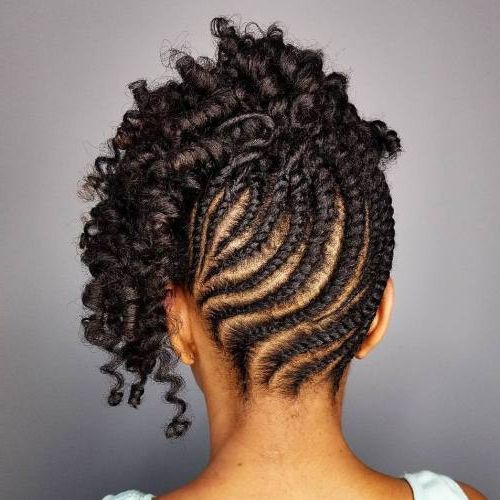50 Catchy And Practical Flat Twist Hairstyles | Hair Motive Within Most Current Updo Hairstyles With 2 Strand Braid And Curls (Photo 22 of 25)