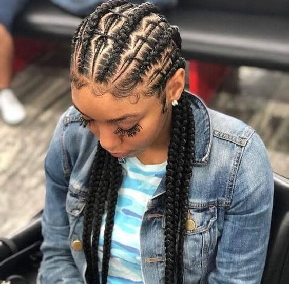 50 Natural Goddess Braids To Bless Ethnic Hair In 2019 Throughout Best And Newest Full Scalp Patterned Side Braided Hairstyles (View 5 of 25)