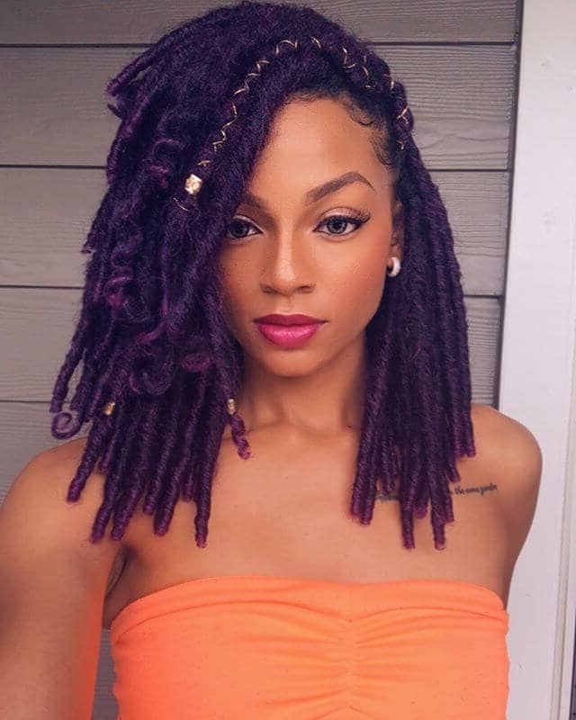 50 Stunning Crochet Braids To Style Your Hair For 2019 For Most Recently Side Parted Loose Cornrows Braided Hairstyles (View 10 of 25)