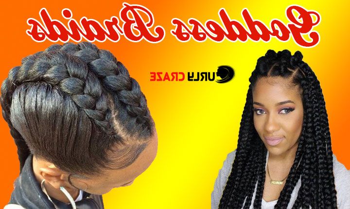 50 Super Sexy Goddess Braids To Grace Your Hair – Curly Craze In Most Up To Date Full Scalp Patterned Side Braided Hairstyles (View 14 of 25)