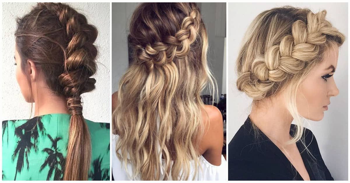50 Trendy Dutch Braids Hairstyle Ideas To Keep You Cool In 2019 With Best And Newest Chunky Crown Braided Hairstyles (View 5 of 25)