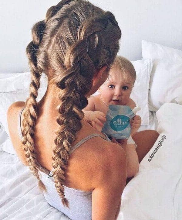 50 Trendy Dutch Braids Hairstyle Ideas To Keep You Cool In 2019 With Most Current Long Hairstyles With Multiple Braids (View 16 of 25)