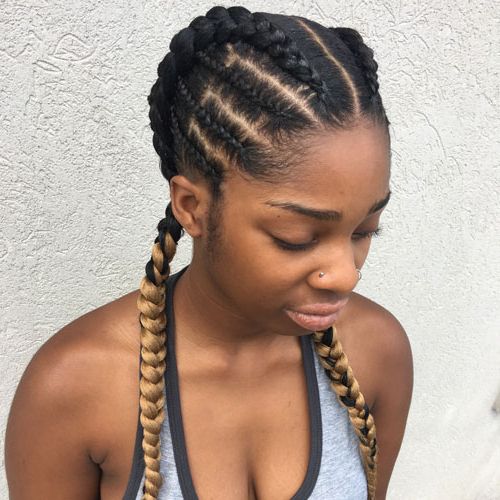 51 Gorgeous Goddess Braids You Will Love (2019 Guide) Throughout Current Two Ombre Under Braid Hairstyles (View 12 of 25)