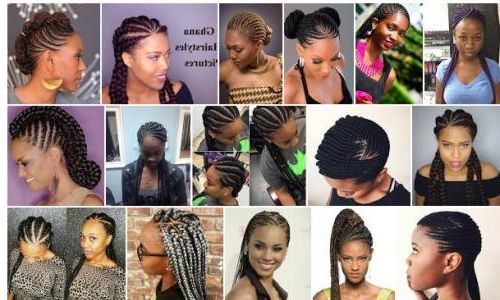 51 Latest Ghana Braids Hairstyles With Pictures In Most Recent Tight Green Boxer Yarn Braid Hairstyles (Photo 18 of 25)
