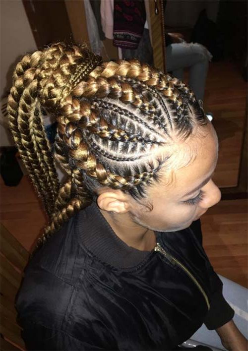 53 Goddess Braids Hairstyles – Tips On Getting Goddess For Most Recent Colorful Cornrows Under Braid Hairstyles (View 20 of 25)