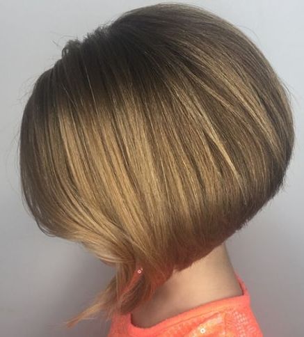 55 Cute Bob Haircuts For Kids – Mrkidshaircuts For Latest Stacked And Angled Bob Braid Hairstyles (View 23 of 25)