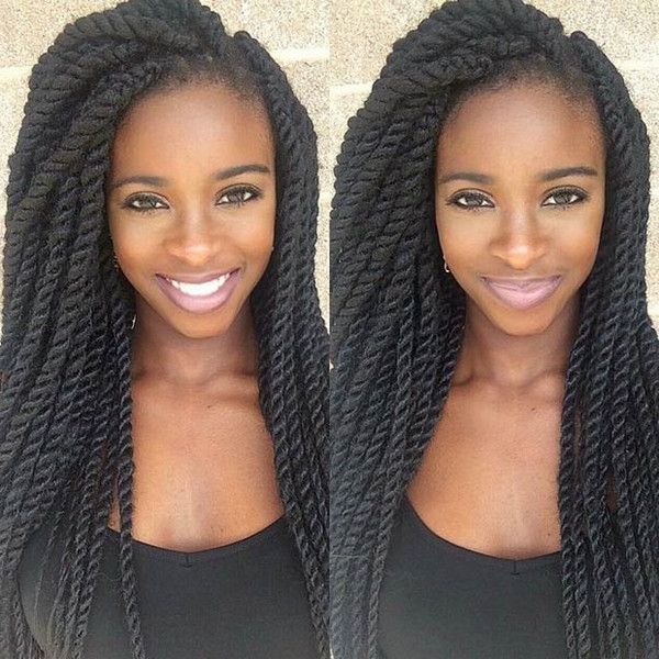 55+ Kinky Twist Braids Hairstyles With Pictures [summer 2019] Inside Most Popular African Red Twists Micro Braid Hairstyles (Photo 25 of 25)
