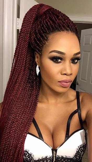 61 Beautiful Micro Braids Hairstyles | Stayglam Inside Most Popular Sleek And Long Micro Braid Hairstyles (View 14 of 25)