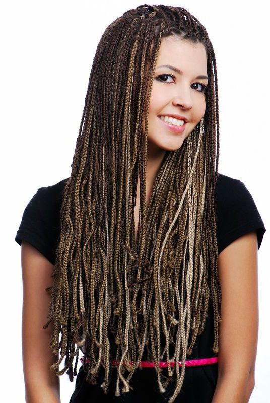 65 Best Micro Braids To Change Up Your Style Pertaining To Recent Sleek And Long Micro Braid Hairstyles (Photo 24 of 25)