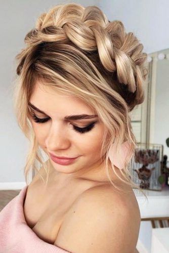 65 Charming Braided Hairstyles | Lovehairstyles Throughout Most Recently Double Crown Updo Braided Hairstyles (View 25 of 25)