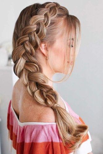 65 Charming Braided Hairstyles | Lovehairstyles With Regard To Newest Easy French Rope Braid Hairstyles (View 21 of 25)