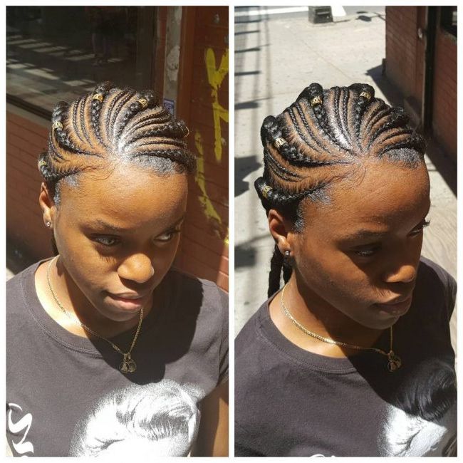 80 Fantastic Cornrow Hairstyles — Can't But Get Noticed Regarding Latest Skinny Curvy Cornrow Braided Hairstyles (View 23 of 25)