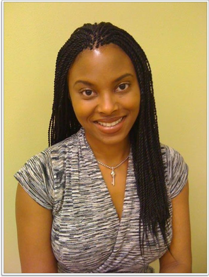 81 Micro Braids You Cannot Miss Inside Latest Black Twists Micro Braids With Golden Highlights (View 17 of 25)