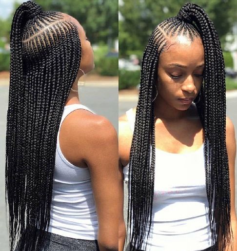 9 Trendy Micro Braids Hairstyles Growing Demand In 2019 For Newest Side Design Micro Braid Hairstyles (View 6 of 25)