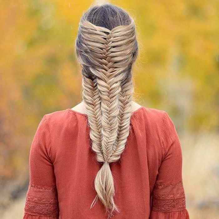 90 Beautiful Braid Hairstyles That Will Spice Up Your Looks For Best And Newest Curvy Braid Hairstyles And Long Tails (Photo 21 of 25)