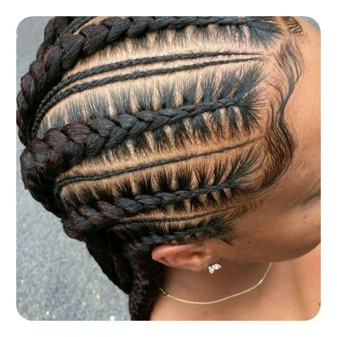 95 Best Ghana Braids Styles For 2019 – Style Easily Pertaining To Most Recent Curvy Braid Hairstyles And Long Tails (View 17 of 25)