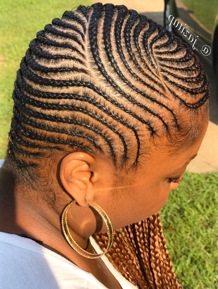 A Tall Cool Glass Of Lemonade Braids! | Hairstyles In 2019 Throughout Most Up To Date Skinny Curvy Cornrow Braided Hairstyles (View 1 of 25)