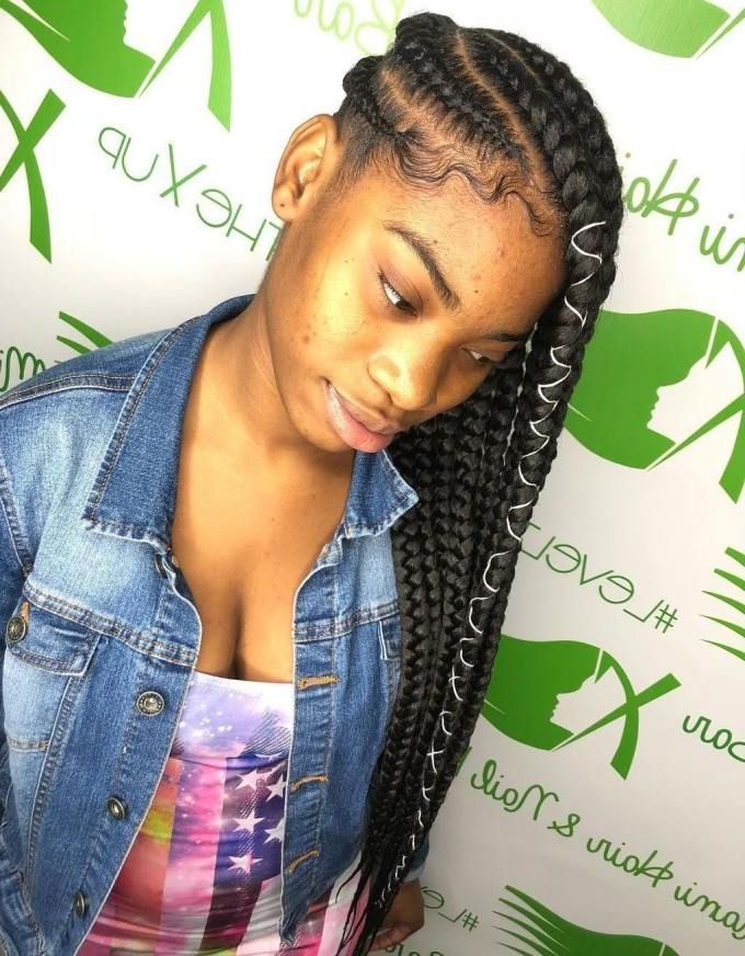 A Tall Cool Glass Of Lemonade Braids! | Natural Hair Styles Inside Most Recently Forward Braided Hairstyles With Hair Wrap (View 1 of 25)