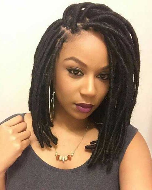 Amazing Hairdos For Black Ladies With Box Braids In Most Current Short And Chic Bob Braid Hairstyles (View 13 of 25)