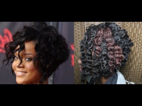 Beauty: Rihanna Inspired Angled Cut Bob On Crochet Braids For Most Popular Angled Braided Hairstyles On Crimped Hair (Photo 16 of 25)