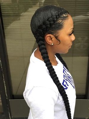 Black Braided Hairstyles 2019 – Big, Small, African, 2 And 4 Throughout Most Up To Date Long Hairstyles With Multiple Braids (View 12 of 25)