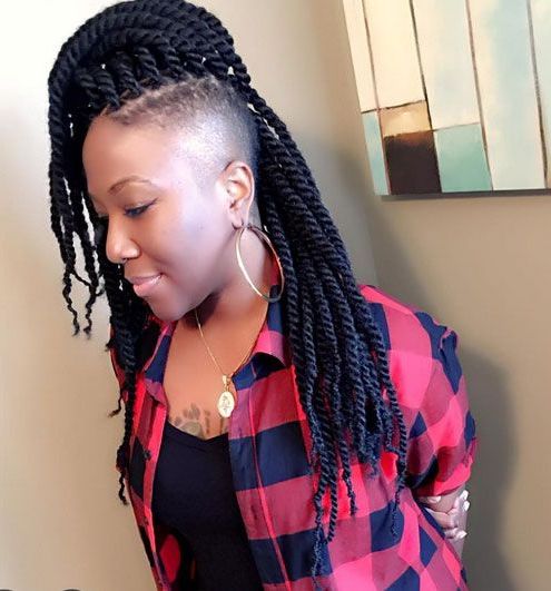 Braid Hairstyles For Black Women 19 | Braid Hairstyles In In Recent Side Design Micro Braid Hairstyles (View 21 of 25)