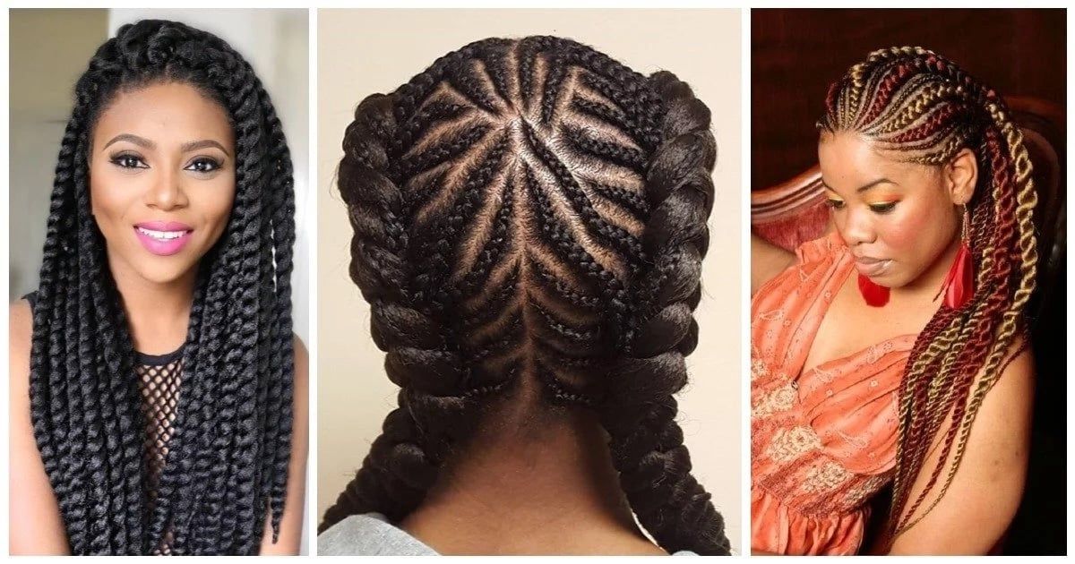 Braid Hairstyles For Long Hair ? Legit.ng Throughout Most Recently Braided Braids Hairstyles (Photo 22 of 25)