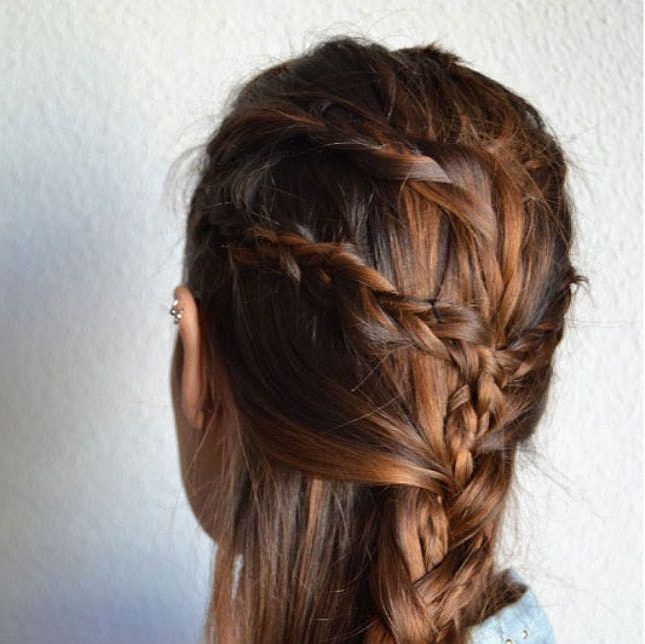 Braid Inception: 20 Ways To Wear Braids In Your Braids Inside Newest Mermaid Inception Braid Hairstyles (View 9 of 25)