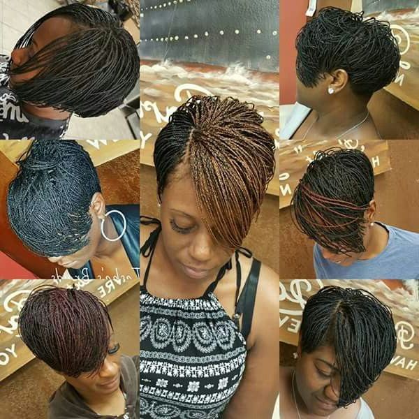 Braided Bobs | Braid It Up | Braided Hairstyles, Hair Styles With Regard To Most Popular Zebra Twists Micro Braid Hairstyles (View 10 of 25)