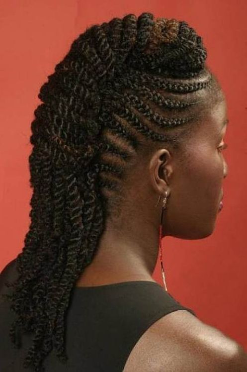 Braided Mohawk With Extensions | Mohawk Hairstyles In 2019 For Most Current Mohawk Braid Hairstyles With Extensions (View 8 of 25)