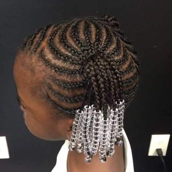 Braids For Kids: Black Girls Braided Hairstyle Ideas In With Regard To Most Up To Date Beaded Pigtails Braided Hairstyles (View 17 of 25)