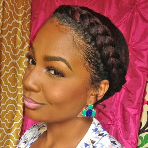 Channel Your Inner Fairy With These 50 Crown Braid Styles With Most Recently Black Crown Under Braid Hairstyles (View 6 of 25)