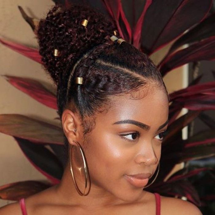 Check Out Our 24 Easy To Do Updos, Perfect For Any Occasion Regarding Most Recent Updo Hairstyles With 2 Strand Braid And Curls (View 2 of 25)