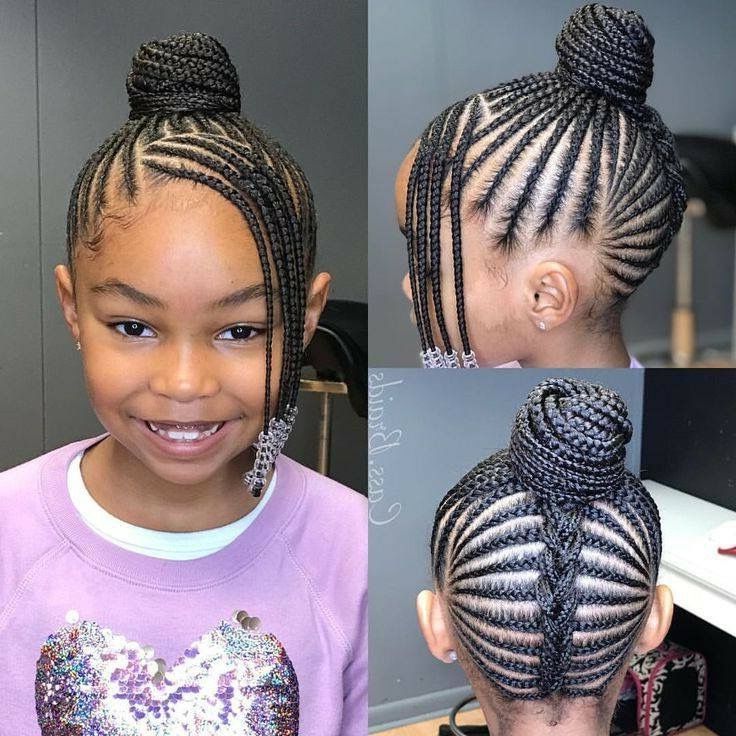 Children's Braided Mohawk Up Do | Natural Style | Lil With Regard To Recent Mohawk Braided Hairstyles With Beads (View 5 of 25)